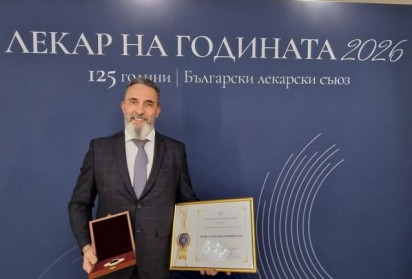 Лекар на годината 2026 е урологът проф. д-р Калоян Давидов, д.м. от УМБАЛ „Софиямед“